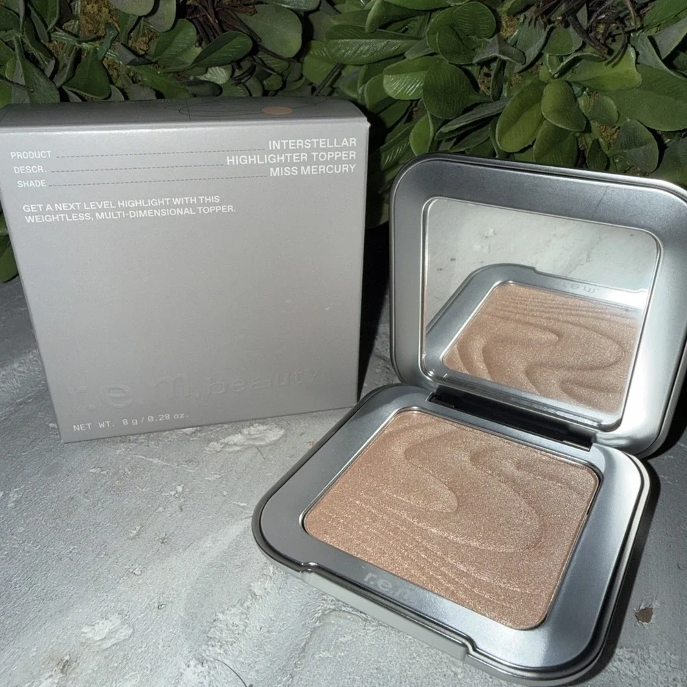 R.E.M. Beauty Interstellar Highlighter Topper Miss Mercury Full Size REM NIB